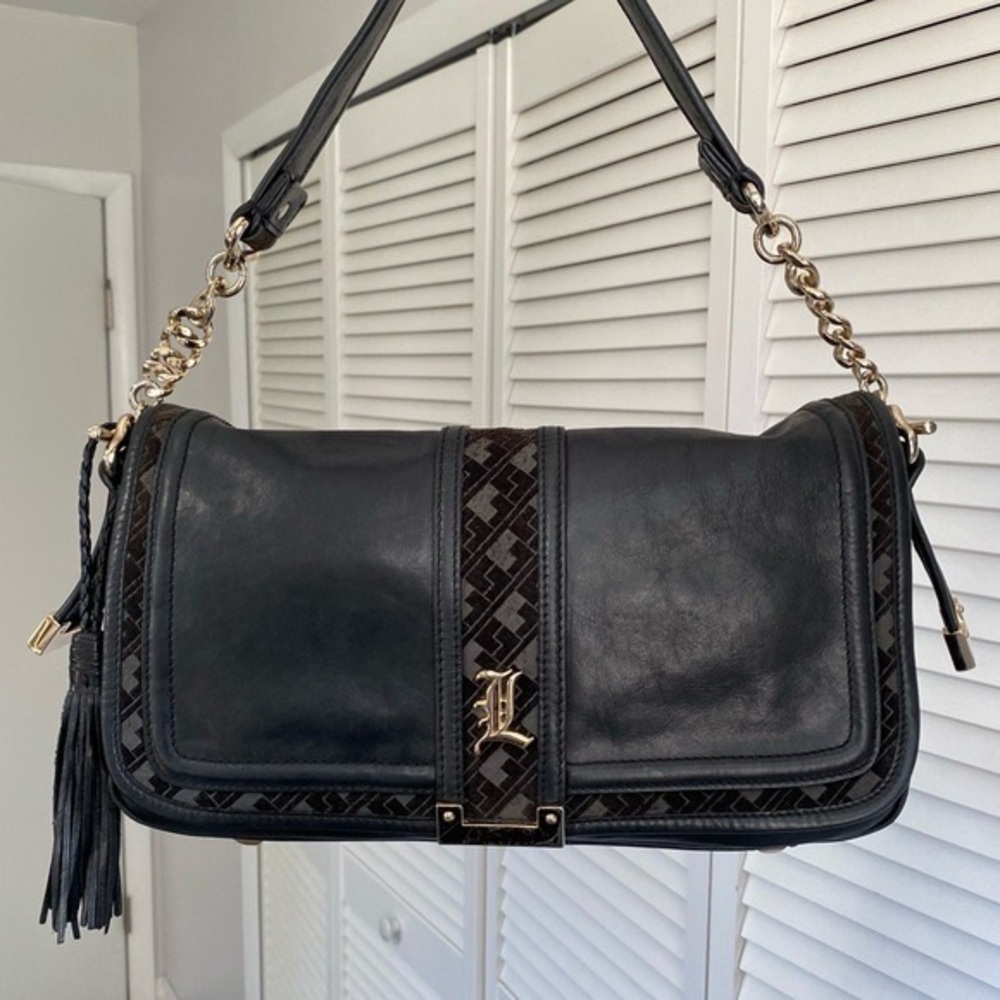 LAMB Gwen Stefani Pavia Leather Flap Shoulder Bag